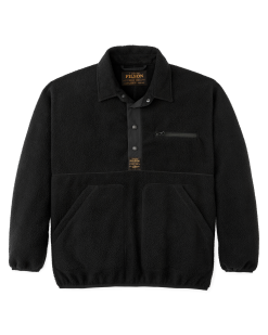 Pile Fleece Pullover - Black
